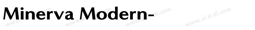 Minerva Modern字体转换
